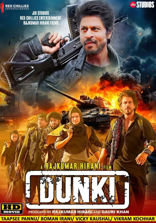 Dunki 2023 Hindi Movie DVD Lazada