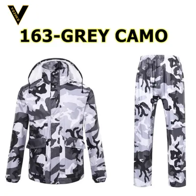 [SG SELLER] WATERPROOF RAINCOAT WITH PANTS SUIT IN A SET HIGH QUALITY DOUBLE LAYER FOR RIDING MOTORCYCLE OUTDOOR
