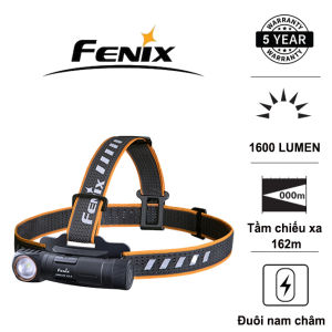 Đèn pin đội đầu FENIX HM61R V2.0 độ sáng 1600 lumen tầm chiếu xa 162m pin 18650 sạc nam châm