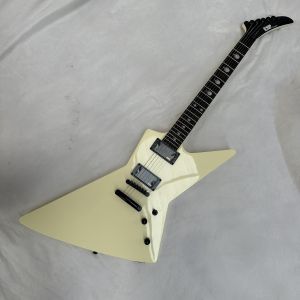 Custom ESP Explorer Electric Guitar EMG Pickups small hand Inlays Black Hardware Yellowish 22 Fret Professional Guitar