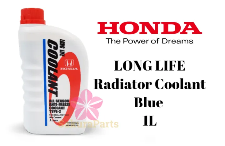Honda LONG LIFE LLC Type-2 Radiator Coolant Blue 1L (ORIGINAL) | Lazada