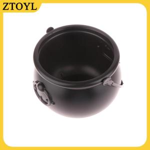 ZTOYL Lớn phù thủy phù thủy Vạc trang trí Prop Halloween Irish bên bảng centerpieces kẹo chủ bảng Halloween trang trí