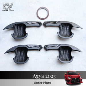 Cover Outer Pintu Mobil Agya 2023 Hitam