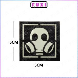 Velcro Clothes Patch IR Luminous Biochemical Crisis Logo Pattern Armband Morale Medal Tactical Biochemical Night Identification Chapter