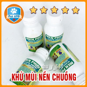 MEN PHUN KHU MÙI NỀN CHUỒNG 50ml giảm mùi hôi chuồng trại giúp nền chuồng khô ráo vật nuôi khỏe mạnh