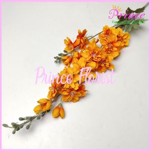 Bunga Delphinium Spring - bunga Imitasi artificial Snapdragon plastik Cherry Blossom / Sakura / Oncidium untuk dekorasi rumah dekorasi pelaminan atau dekorasi Bunga Sedap malam wedding dan dekorasi kamar