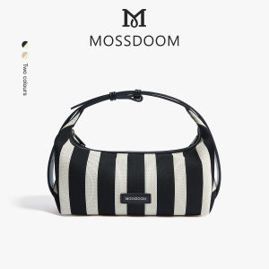 MOSSDOOM Womens Bag Oriana Bag  Black And White Crossbody Bag Can Be Adjusted To Carry As A Handbag