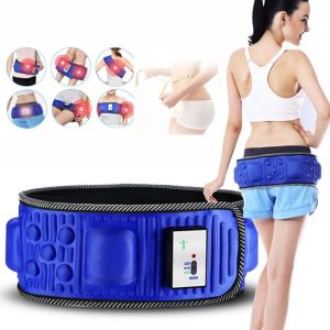 5 Motors 20 Magnets Electric Slimming Belly Massage Belt Abdominal Muscle Training Brace Weight Loss Waist Spine Support Band