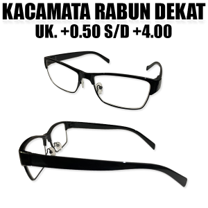 kacamata baca plus rabun dekat / kacamata lensa plus pria dan wanita / tersedia ukuran +0.50 sampai +4.00