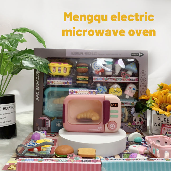 Kids Toys Electric Simulation Microwave Oven Toy Oven Play