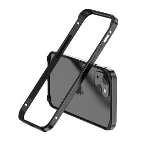 ชั้นกันกระแทกโทรศัพท์ซิลิโคนโลหะอลูมิเนียมหรูหราสำหรับ iPhone 16 15 14 13 12 11 Pro Max Mini X XR Xs Max 6 6S 7 8 Plus SE 2020