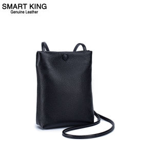 Smart King New Fashion Mini Sling Shoulder Bag For Women Genuine Cow Leather Simple Handbag Casual Ladies Girl Crossbody Phone Bag