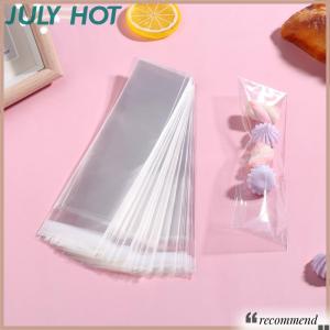 [JULYHOT] ถุงขนมยาวปิดผนึกในตัว100ชิ้นถุงขนม5x20ซม. ถุงเเพรทเซลถุงปิดผนึกได้สำหรับบรรจุลูกอมของขวัญที่ชอบ