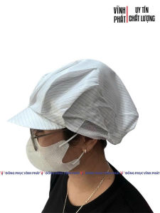 Mũ Phòng Sạch Chống Tĩnh Điện Đủ Màu - Nón Lưới Trùm Tóc Công Nhân Tĩnh Điện Nhà Máy- Ảnh Thật