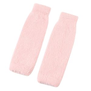 THANKSKY Màu sắc đồng nhất Tay áo ấm đan Phong cách Hàn Quốc Lỗ Găng tay len Bao tay Cô gái cay nồng Tay áo dài không ngón Các cô gái