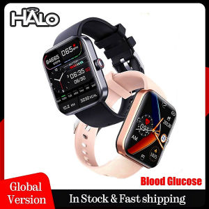 Halo NEW F57L  Blood Glucose Smartwatch Electrocardiogram Temperature Blood Oxygen Sleep Monitoring ECG+PPG Sports Smart