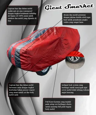 selimut sarung cover body mobil mobilio free pengait ban