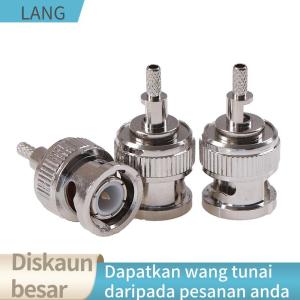 LANG 10Pcs BNC Male plug window crimp RG316 RG174 RG179 LMR100 Cable Connector