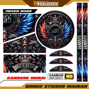 Jual stiker decal sangkar murai Harga Terbaik & Termurah kandang sticker murah