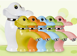 Bồn rửa tay cho bé Chậu lavabo sứ nung màu. Đã gồm xiphong chưa gồm vòi rửa