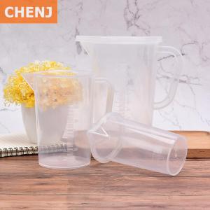 [COD] CHENJ KITCHEN Plastic Measuring Jug Cup Thick Handle Sealing Cover Kitchen Cooking Supplies