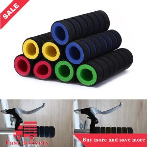 [COD] 2Pcs Bike Racing Bicycle Motorcycle Handle Bar Foam Sponge Grip Cover Nonslip