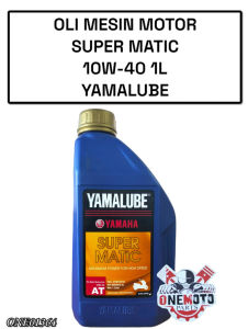 OLI MESIN MOTOR SUPER MATIC 10W-40 1L ORIGINAL YAMALUBE
