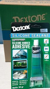 DEXTONE Silicone Sealant BENING 30 gr Lem Kaca Silikon Aquarium Rubber