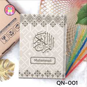 Al Quran Custom Nama Ukuran A5 A6 Latin Terjemah Lengkap Tajwid Warna Aesthetic Hard Cover / Hampers Kado Souvenir Quran FREE Custom Nama Cover