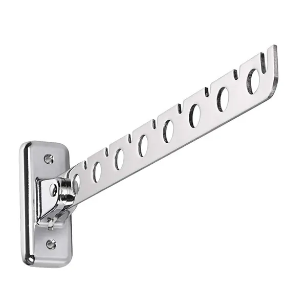 Folding Wall Mounted Clothes Hanger, Clothes Hook with Swing Arm