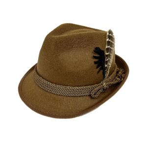 Oktoberfest Hat Widget Beer Trilby Lovely Homburg Hats Headwear Party Photo Props Gifts Oktoberfest