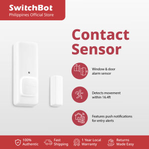 SwitchBot Contact Sensor - Smart Door and Window Alert | No Wiring (Hub Required) | Light and Open Detection