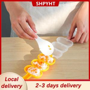 [COD] SHPYHT Local delivery Ship within 24 hours 2Pcs Set Baby Rice Ball Mold Shakers Food Decoration Kids Lunch DIY Sushi Maker Mould Kitchen Tools Bento Accessories