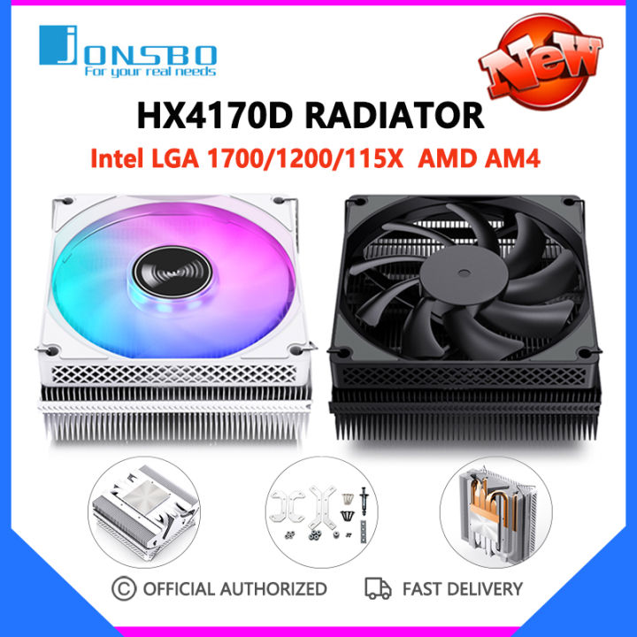 Jonsbo HX4170D Black/White radiator 4 Heat pipe CPU Cooler mute high ...