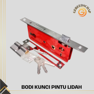 Bodi Kunci Lidah Besar Silinder Pintu Rumah Biasa