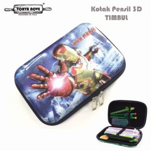 [COD] Kotak pensil anak sekolah / Tempat pensil anak laki-laki / Kotak pensil Anak perempuan / Kotak pensil Unicorn Princess Elsa Frozen Spiderman Starwars / Tempat pensil 3D TIMBUL EVA captain america Marvel superhero / tempat pensil alat tulis