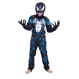 Venom Muscle Costume Cosplay Superhero Kids Suit Disguise Carnival Party Clothing2026