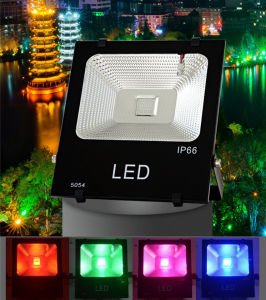 Angelila Led Flood Light 100W 50W 30W 20W Warm White Pure White Purple Red Green Blue Yellow RGB Waterproof Outdoor Led RGB Spotlight Reflector Lamps Landscape Lighting