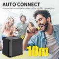【Malaysia Spot Sale】Mini Karaoke Speaker Portable Bluetooth Speaker KTV Set Home System With Bass Rechargeable Free 2Pcs Wireless Microphone Mic. 