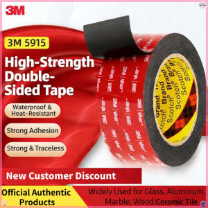 3M Gray Double Sided Tape Adhesive Strong Traceless VHB Tape High Viscosity Black Car Special Fixed Sticky Tape High-Temperature