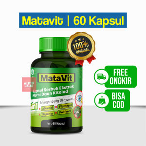 MATAVIT OBAT SEHAT MATA Kapsul Original Solusi Segala Masalah Mata Asli Obat Mata Minus Merah Berair Katarak Glukoma Rabun Dekat Rabun Jauh