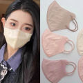 【Ship 24 Hour 】100 PCS 3D Face Mask Nanofiber Filter Face Mask KF94 Mask Medical Anti-dust Anti-Fog New face mask Korea1 0pcs 3D face-lifting butterfly mask more effectively protect the nasal cavity. 