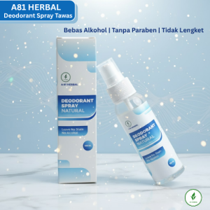 Deodorant Spray Tawas Cair 100ml Penghilang Bau Badan dan Bau Ketiak non Alkohol BPOM