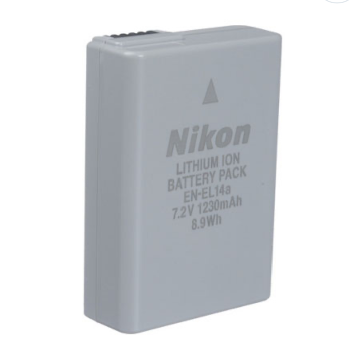 Genuine Nikon EN-EL14a EL14a Battery for Nikon Camera D3100 D3200 D3300  D5100 D5200 D5300 D5500 D5600
