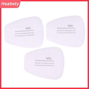 Heabety  20 cái 5N11 bụi bông giấy lọc cho 6200 7502 6800 hóa chất phun sơn mặt nạ khí phụ kiện