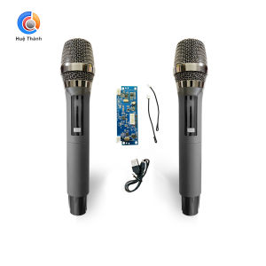 HT-211 Micro không dây Thu sóng tốt Chống hú Độ nhạy cao sử dụng cho các loại loa kéo và Amply