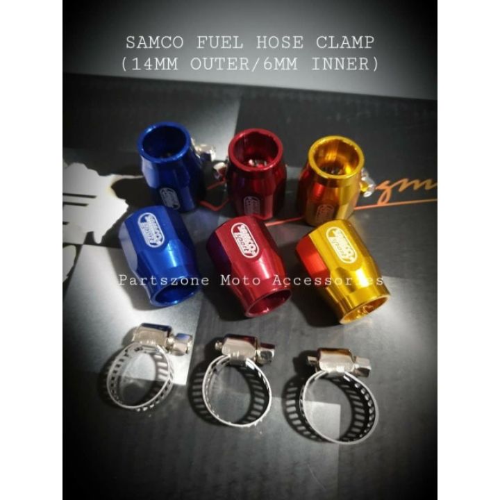 SAMCO FUEL HOSE CLAMP (14MM OUTER/6MM INNER) Lazada PH
