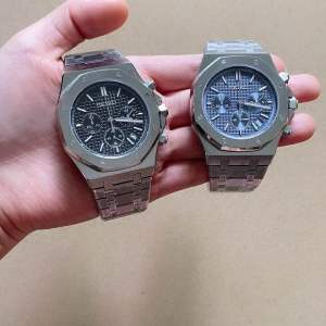 VK63 Chronograph Watch 42mm Mens Casual Watch Silver Blue Black