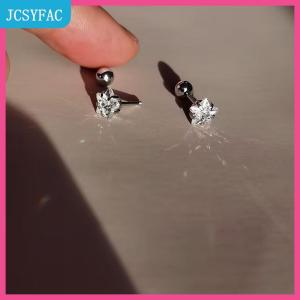 JCSYFAC  316L thép không gỉ Helix  Sao Bông tai phụ nữ 1PC xu hướng Zircon Thùy rook sụn tai trang sức phụ kiện cơ thể