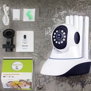 CCTV OUTDOOR PAKAI KARTU MEMORI KAMERA PEMANTAUAN NIRKABEL WIFI MOBILE REMOTE NETWORK HOME MONITOR SMART HD NIGHT VISION V380PRO